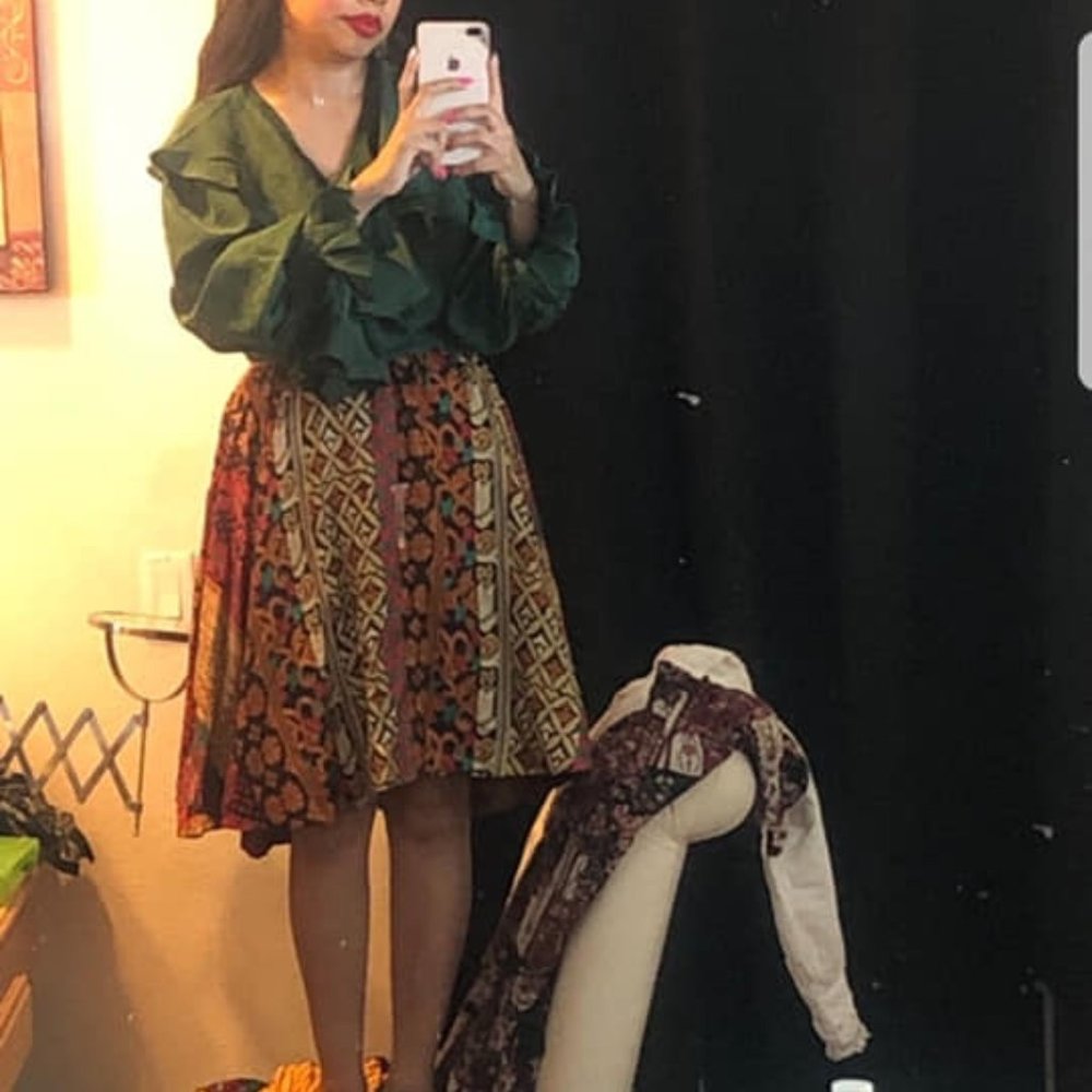 FLASH SALE!! Anthropologie Silk Skirt